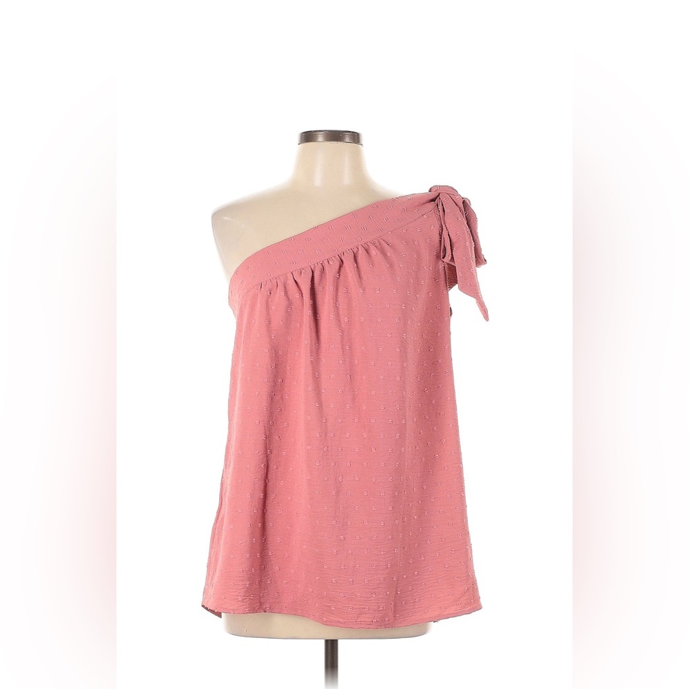 Pink One-Shoulder Top - Picture 2 of 7